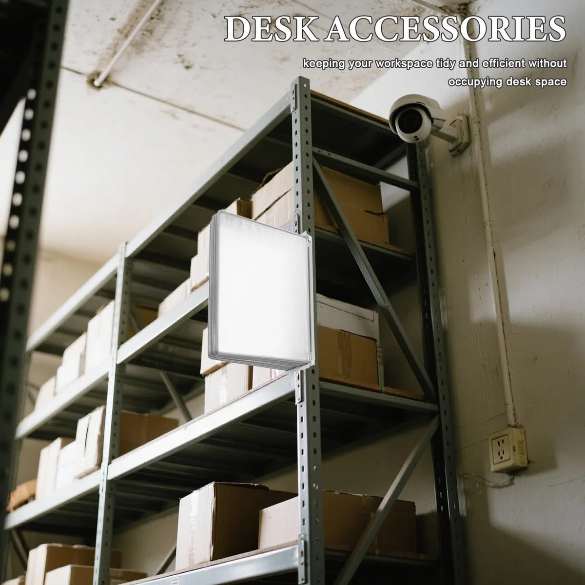 PRETYZOOM Organizador de Archivos para Pared Sistema de Giro de Páginas, Montaje Fácil en Hierro y Pvc Compatible A4 para Oficina y Reuniones