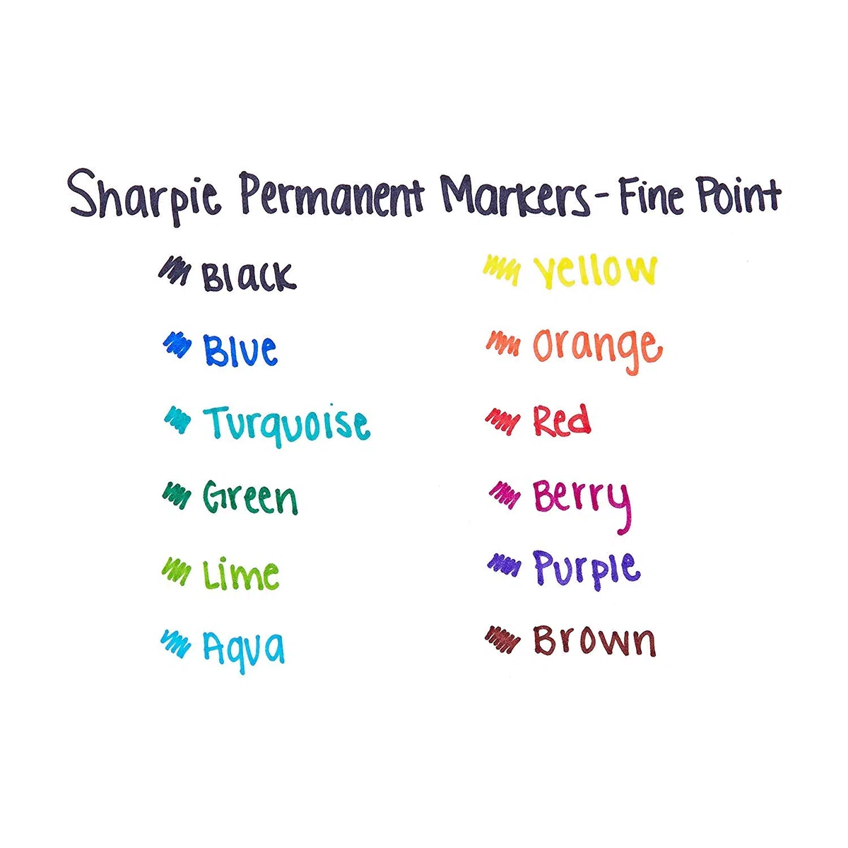 Sharpie Marcador permanente, punta fina, negro (30001) (48 marcadores).