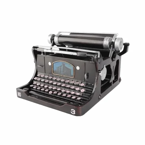 Modelo de Máquina de Escribir Antiguo