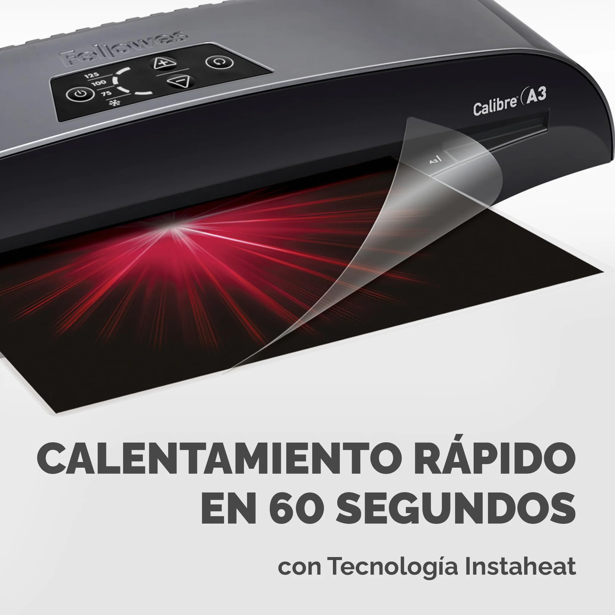 Fellowes Plastificadora A3 80-125 micras Apagado automático Modo reposo Negro