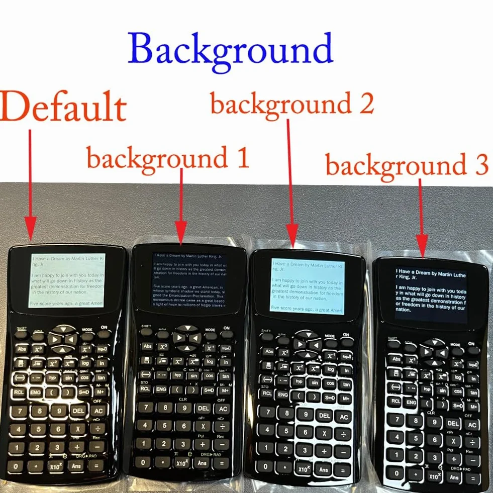 Calculadora Mágica Calculadora de Lectura de Texto Multifuncional con Botón de Emergencia Calculadora de Lectura de Texto Multifunción con Lector de Libros Electrónicos Video