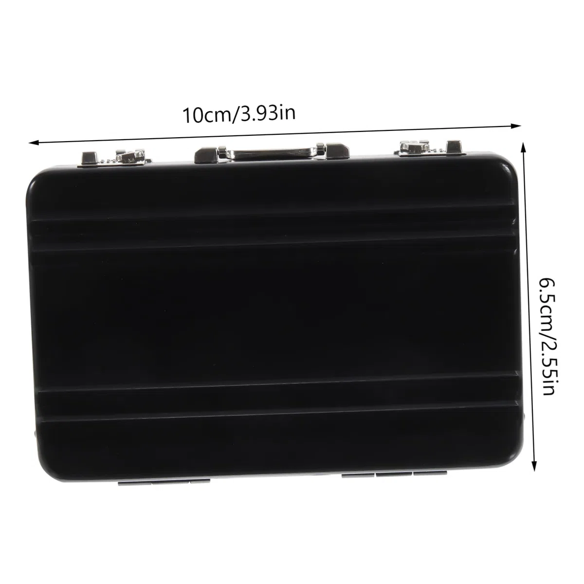 NUOBESTY 4 Piezas caso de la tarjeta de negocio tarjetero tarjetas visita tarjetero para tarjetas de visita mini containers tarjeta de crédito carteras para hombre tarjetas flash Metal mesa