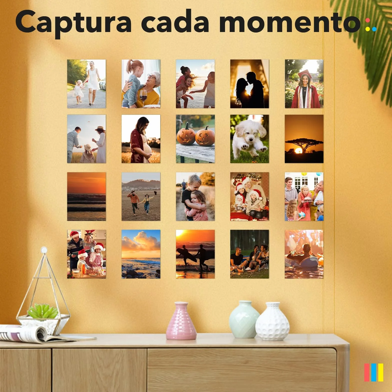 2x3' Zink 50 Hojas Papel Fotográfico con Respaldo Adhesivo, Prueba de Agua,Resistente,Las Manchas, Compatible para Liene Pearl K100 Mini Impresora Fotos Movil, Papel Fotos Instantáneopara Clipart