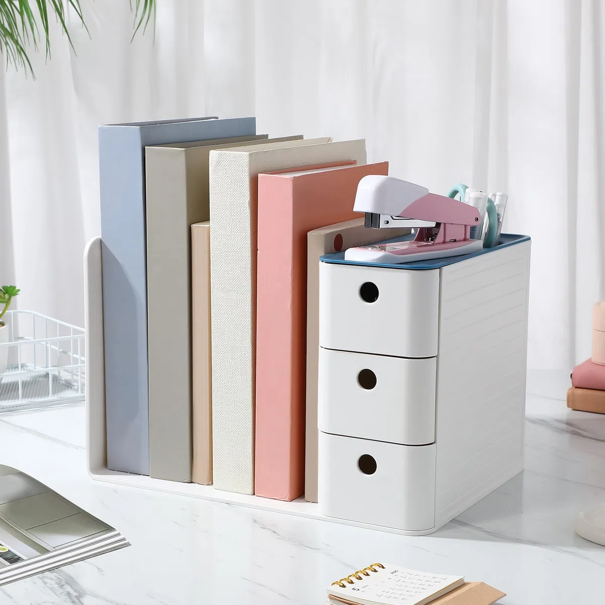 VILLCASE Organizador de Cajones de Plástico Diseño Moderno para Oficina y Espacio de Trabajo