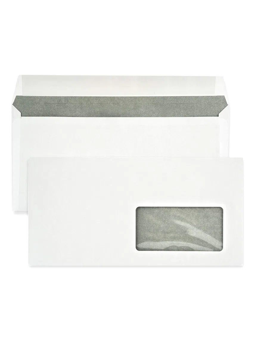 Netuno 1000 sobres blanco DL 110x220 mm con ventana derecha | 80g · perfecto para oficina y hogar · ahorra tiempo al enviar · ideal para envíos y cartas · protección para documentos