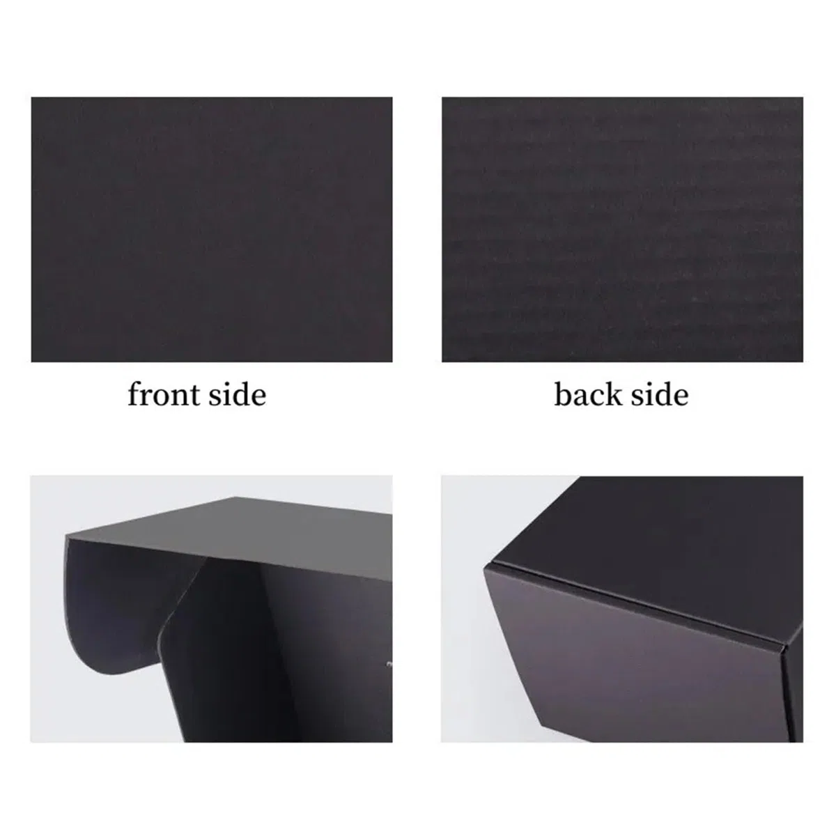 Caja de cartón negra Extra dura, caja embalaje papel corrugado grueso for envío comercial, 10 Uds para Embalaje y Correo(15x10x6cm)