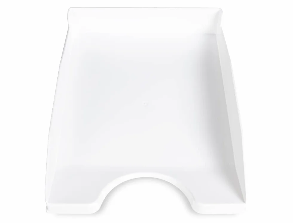 Ecogreen Office Paper Bandejas de Oficina Apilables 6 Piezas Organizador Escritorio Blanco Pastel