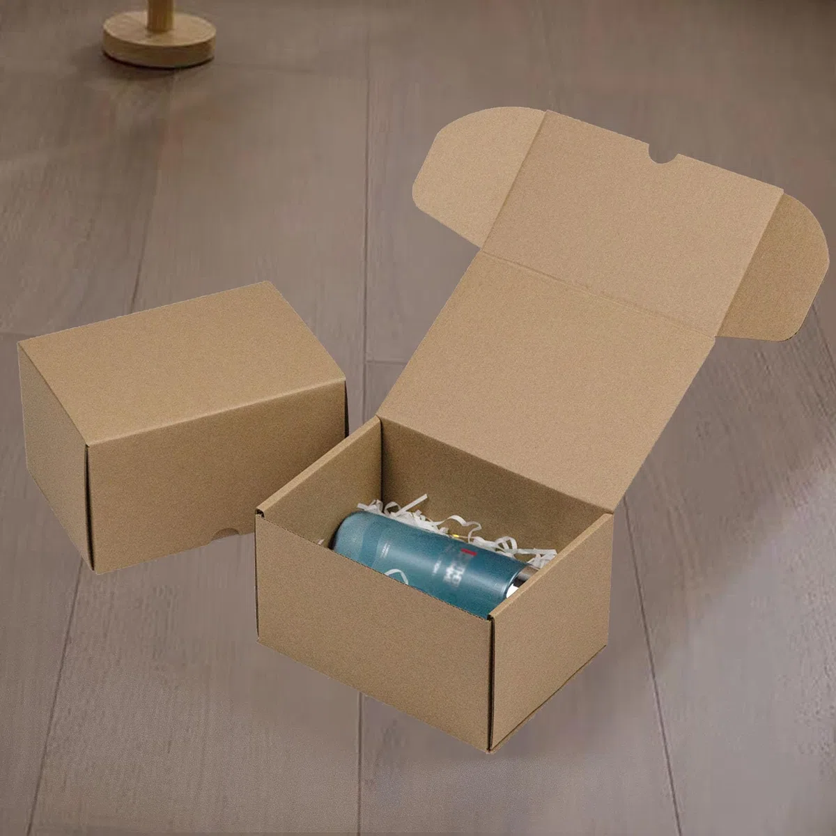 Juego de 25 cajas de envío de 7 x 5 x 4 pulgadas, caja de cartón corrugado marrón para embalaje de pequeñas empresas