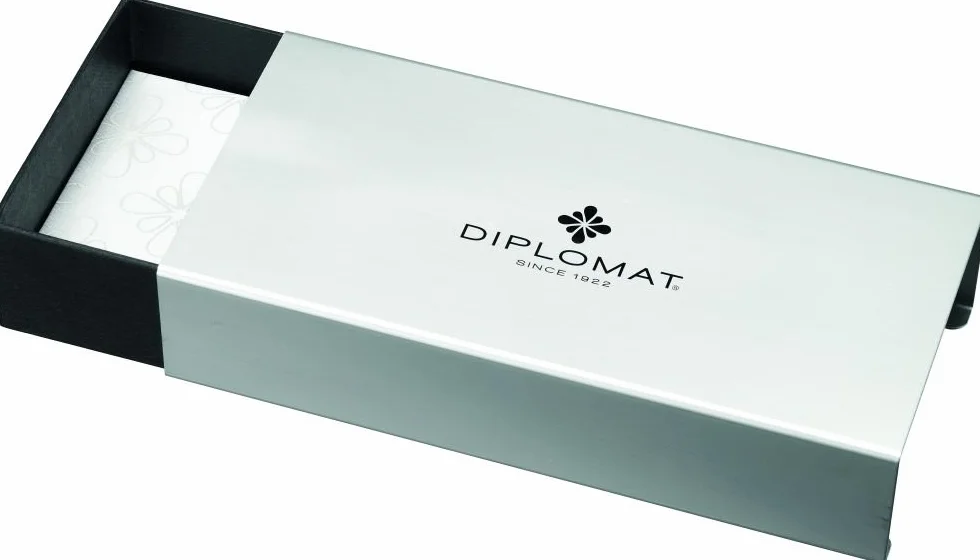 Diplomat Excellence A2 - Recambio de bolígrafo de punta redonda, color verde dorado
