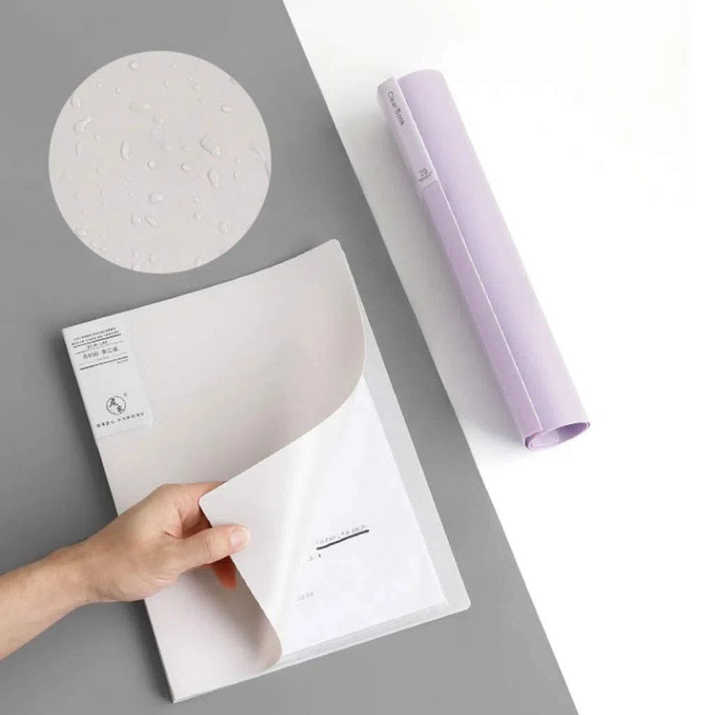 organizador de carpetas acordeón, Libro de presentación con protector de hojas encuadernado con 100 bolsillos, carpeta de presentación de plástico, carpeta de archivos, perfecta for la escuela y organ