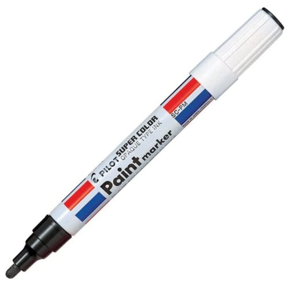 Pilot SC-PM, 12 Rotuladores Permanente Pilot Paint Marker, negro