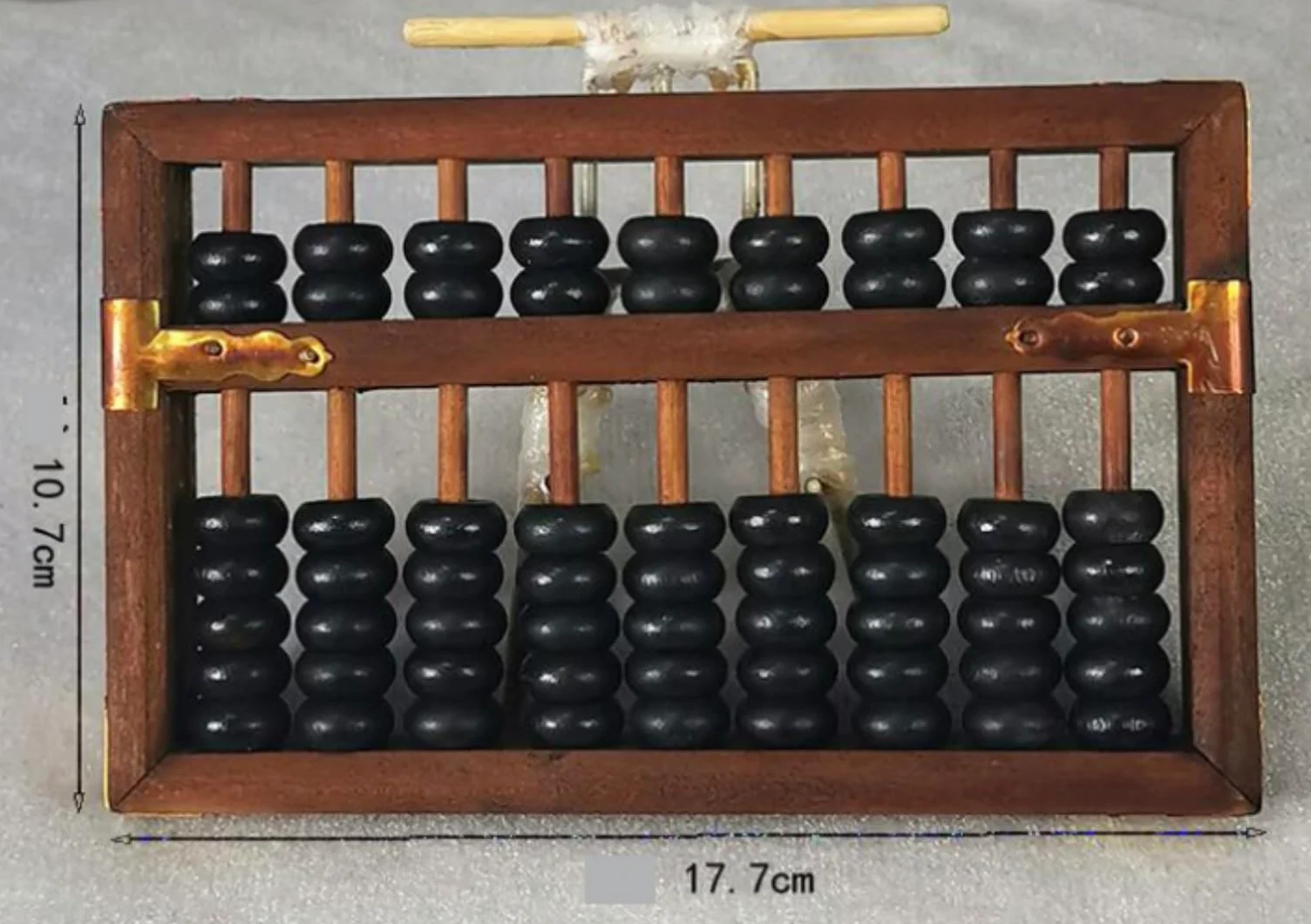 Ábaco Ábaco Estándar De 9 Dígitos, Calculadora China Madera, Herramienta Conteo, Multifuncional con Caja Oficina Material