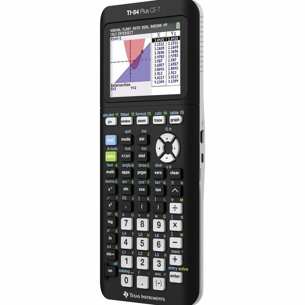 Texas Instruments TI‑84 Plus CE‑T Python Edition – Calculadora Gráfica Con Pantalla Color, Batería Recargable USB‑C, Programación Python, Alta Velocidad Y Funciones Matemáticas Avanzadas