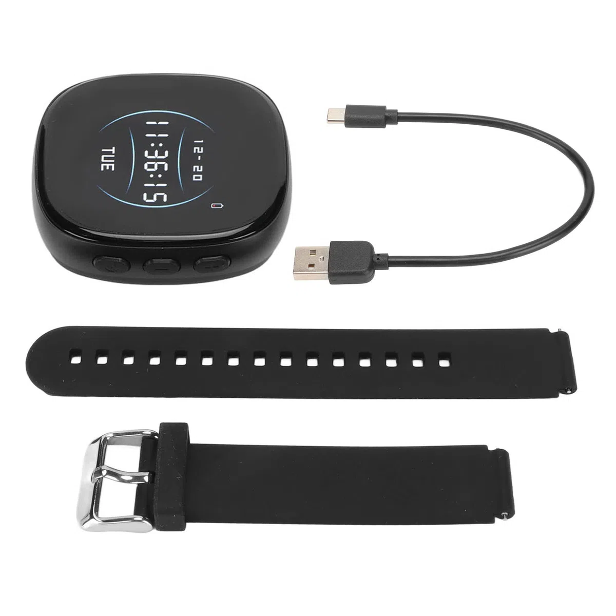 Grabadora de Vídeo Digital, Botón de Grabación Independiente Reloj Grabador HD 1080P Activado por Voz Inteligente para Entrevistas (64G)