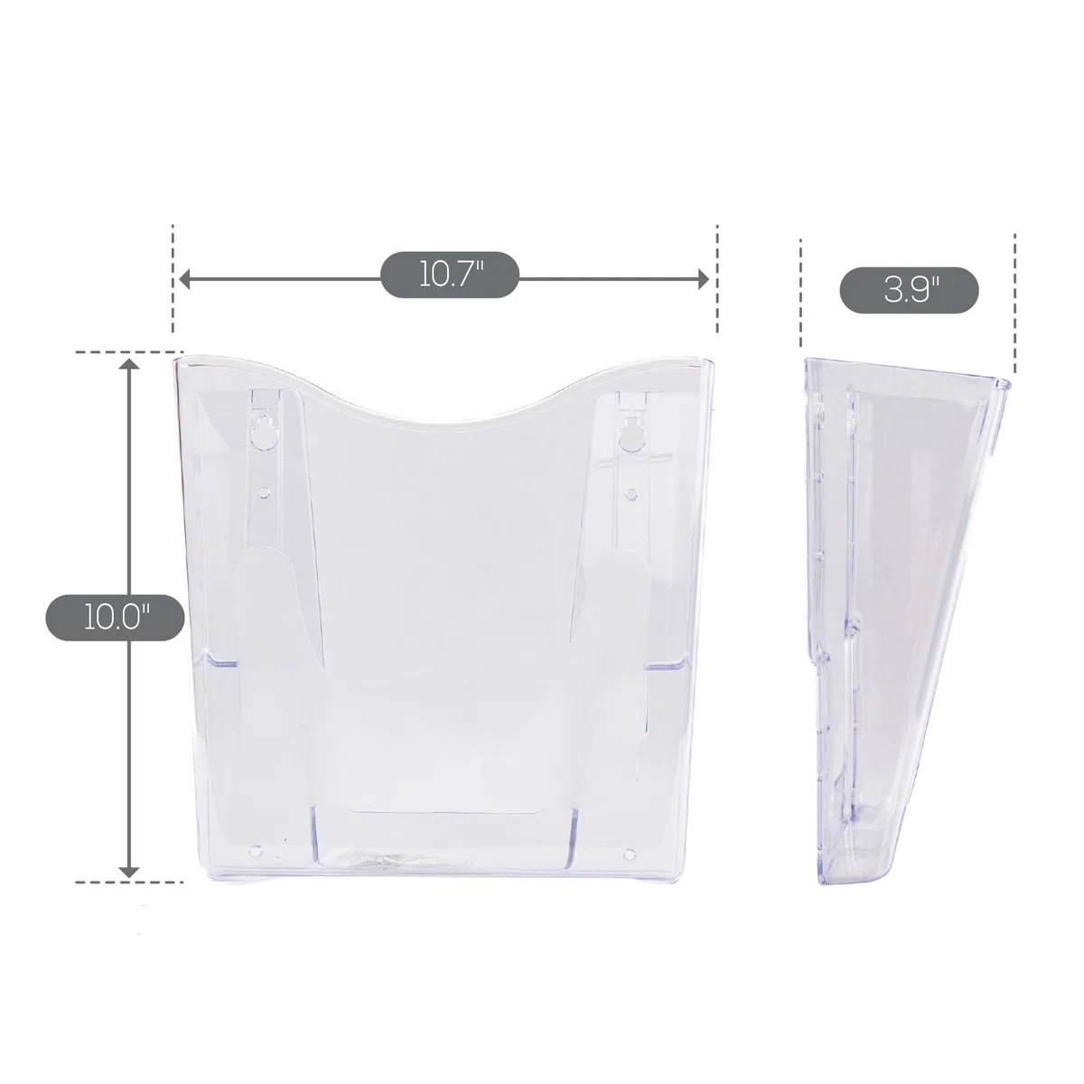 Deflecto docupocket Euro-style, claro (63001)