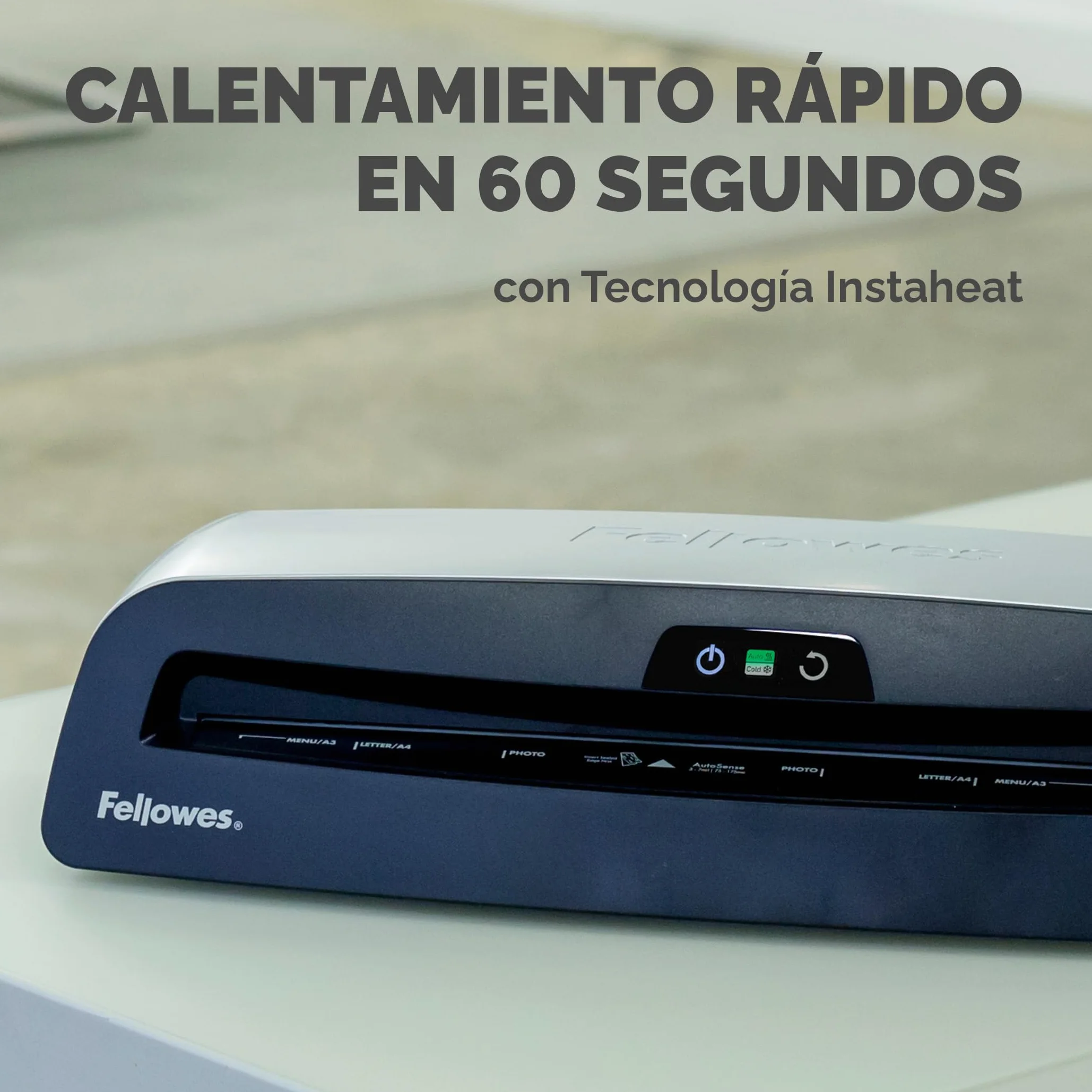 Fellowes, Neptune 3 A3, Plastificadora de documentos, color negro y gris