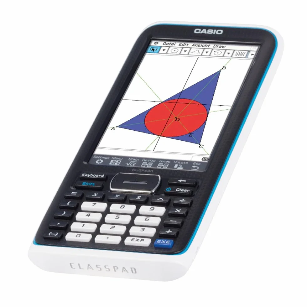 Casio FX-CP400 classpad II Calculadora gráfica, Color Negro