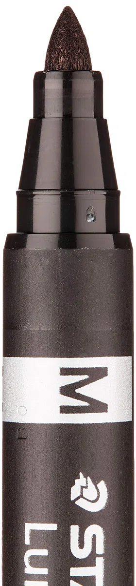 STAEDTLER Lumocolor 348 Permanent Duo – negro, pack 30, 0,6 & 1,5 mm