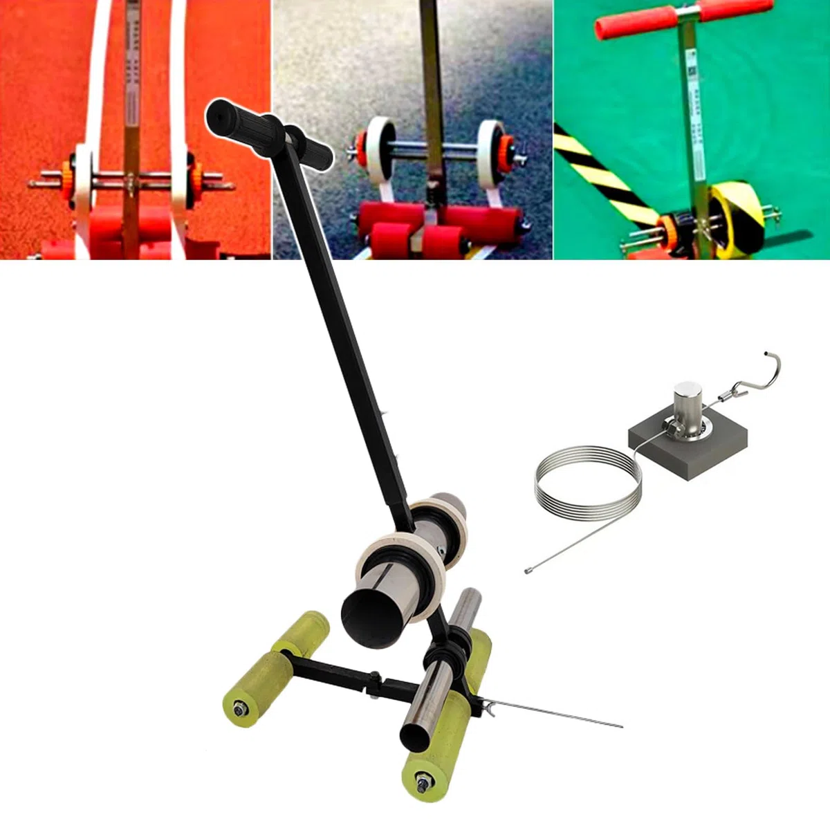 Aplicador de cinta adhesiva para pintar y embalar, dispensador de cinta adhesiva para pared, suelo, almacén y gimnasio