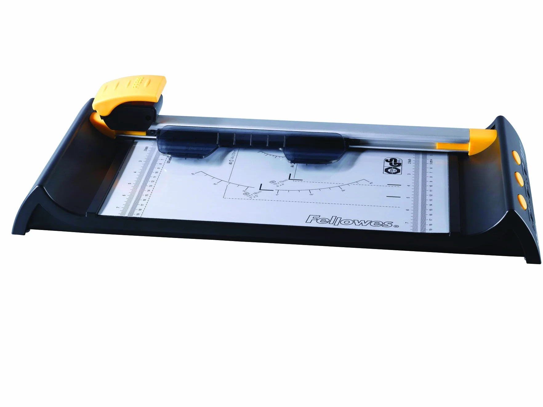 Fellowes Neutron Plus - Cizalla de rodillo A4, color gris y negro