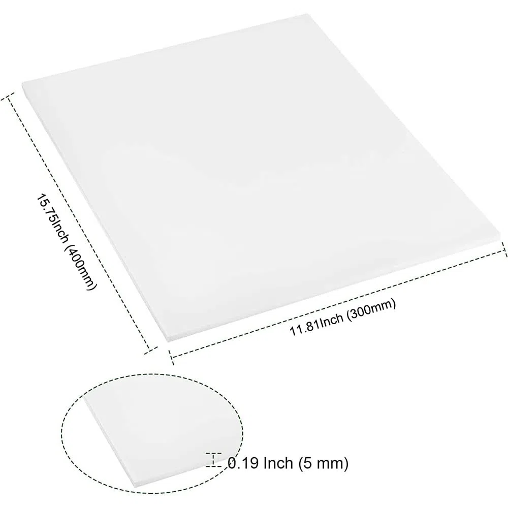 Láminas gruesas, flexibles y suaves, Paquete De 30 Hojas Tablero Espuma Poliestireno Blanco 300x400x5mm