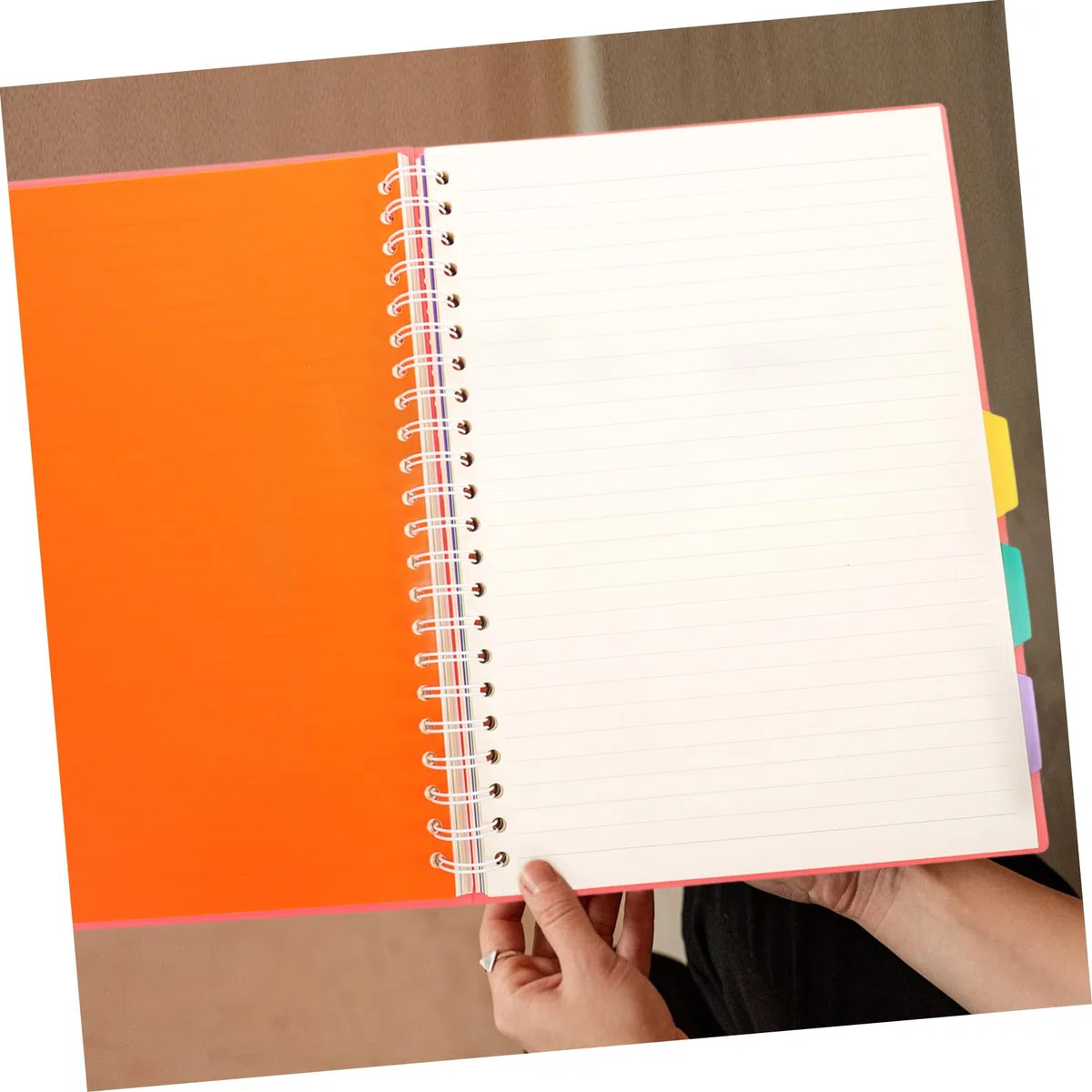 NUOBESTY Cuaderno de Espiral Libreta de Líneas para Escritura Bloc de Notas de Diario para Uso Escolar y Oficina Útiles Escolares Prácticos