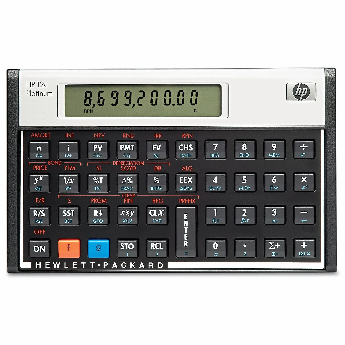 HP 12C Platinum - Calculadora financiera, 79 x 15 x 129 mm