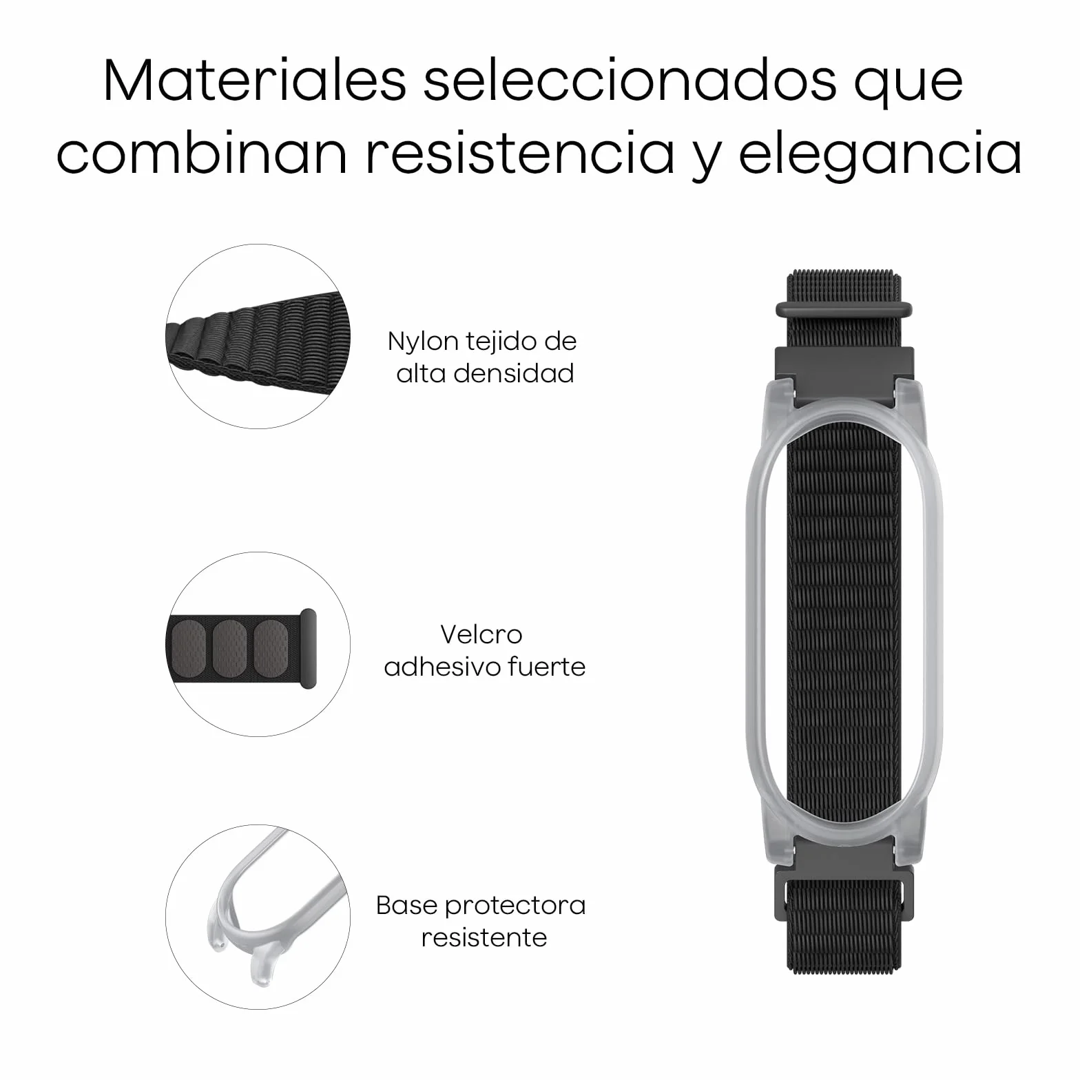 Plaud NotePin Pulsera Ajustable de Nailon Transpirable para Muñeca 18.5-23.5 cm Accesorio Grabadora de Voz IA