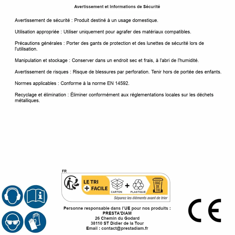 5.000 Grapas Gb-20 - Galvanizadas Resinadas - 10,8 x 20 x 1,2 mm - D-Work