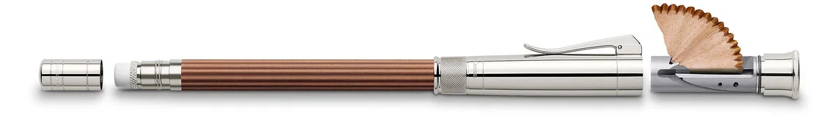 Graf von Faber-Castell 118555 Lápiz Perfecto Mágnum, marrón