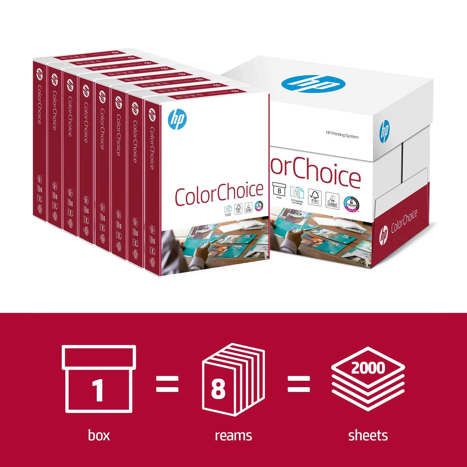 Hewlett Packard - Papel HP Color Choice A4 120gsm