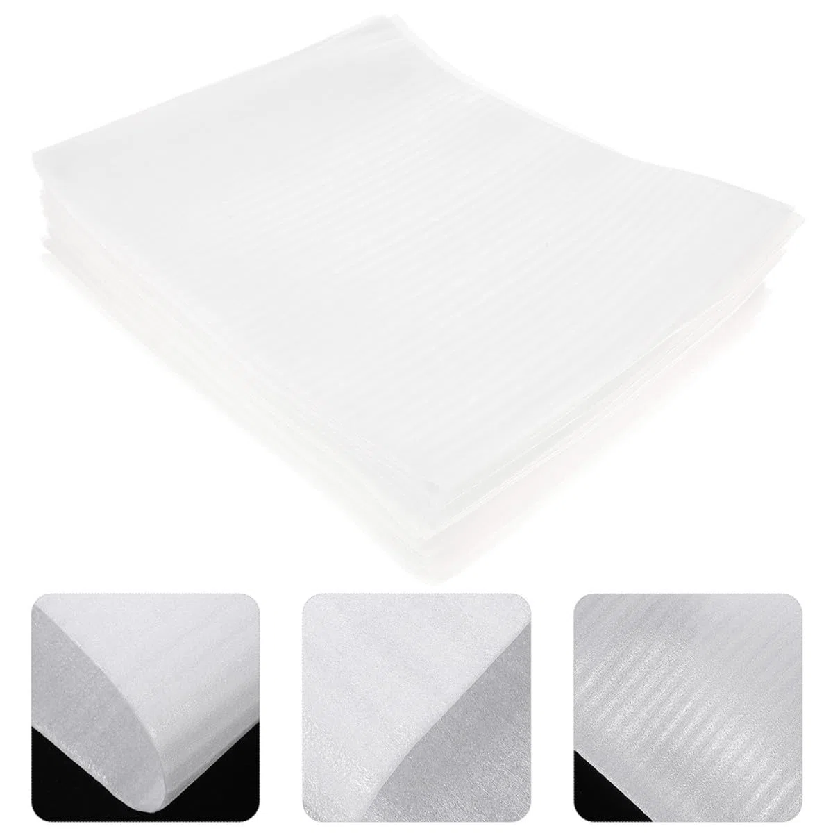 Bolsa de Embalaje de Espuma Epe de Color Claro 300 Piezas, Material de Embalaje Versátil y Acolchonado para Mudanzas y Protección de Placas