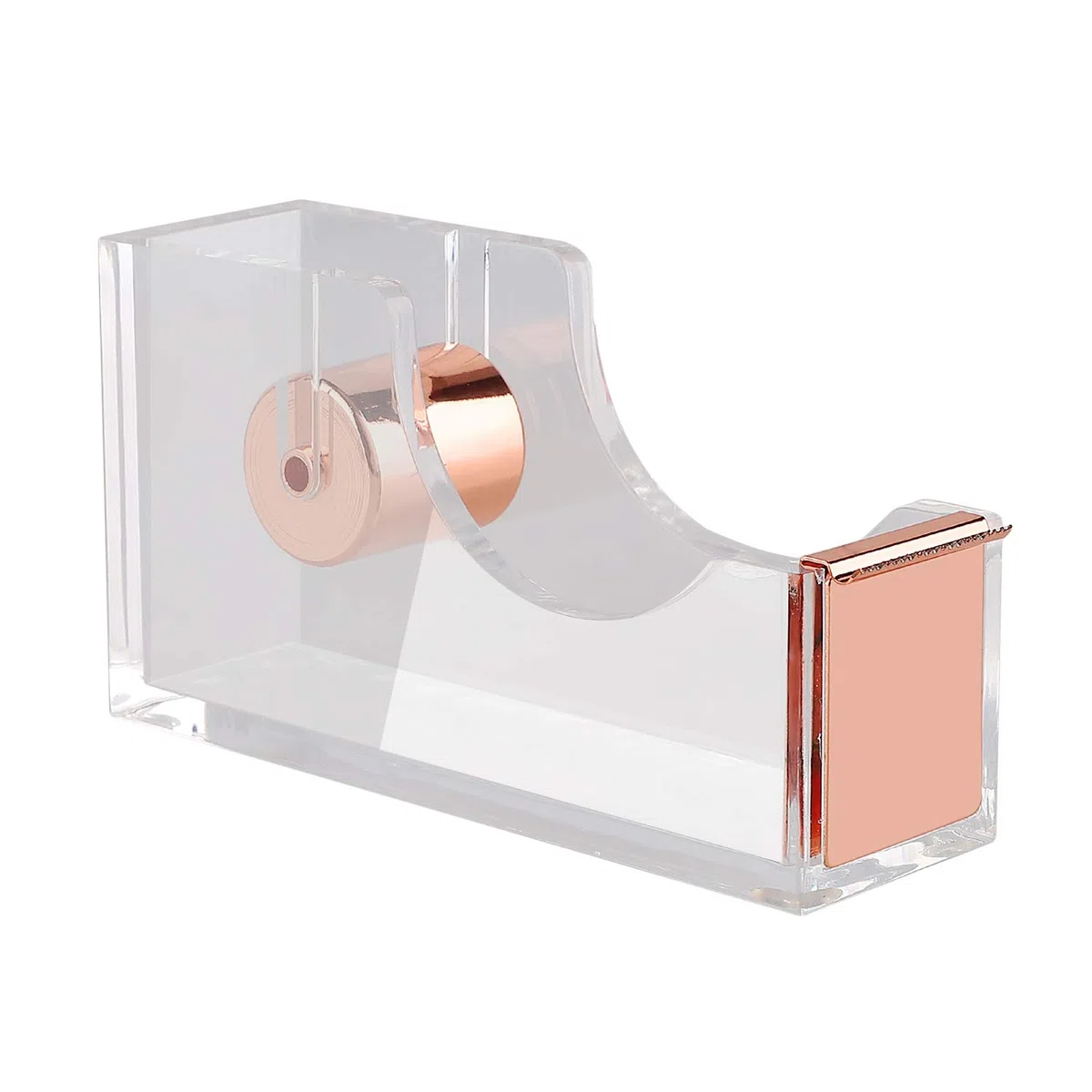 Kidmen - Rollo de cinta adhesiva transparente para oficina, hogar, escuela, 1,8 cm, cinta adhesiva acrílica, 6 unidades