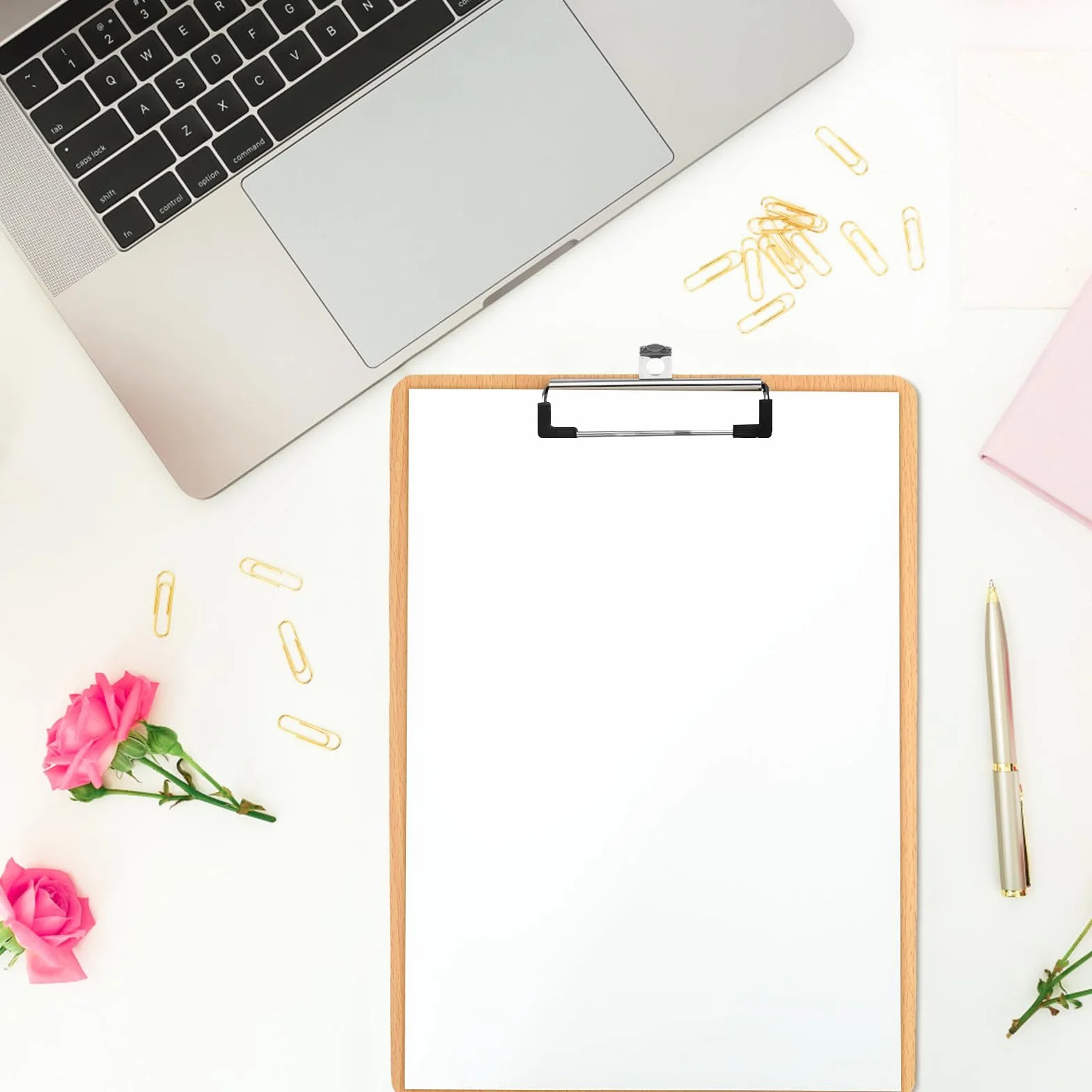 10 Piezas Portapapeles de Madera con Pinza, Carpetas con Pinza Madera Clipboards, Tableros con Pinza para Notas, Portapapeles Rígido para Escuela, Oficina, Aula, Negocios, Restaurante (A4)