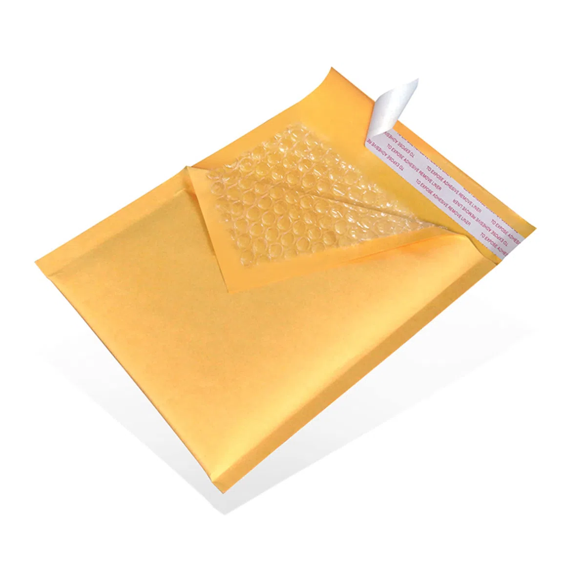 Supply Air Sobres acolchados de burbujas de papel kraft de 10.5 x 16 pulgadas, tiras autoadhesivas, paquete de 100 unidades para envío por correo