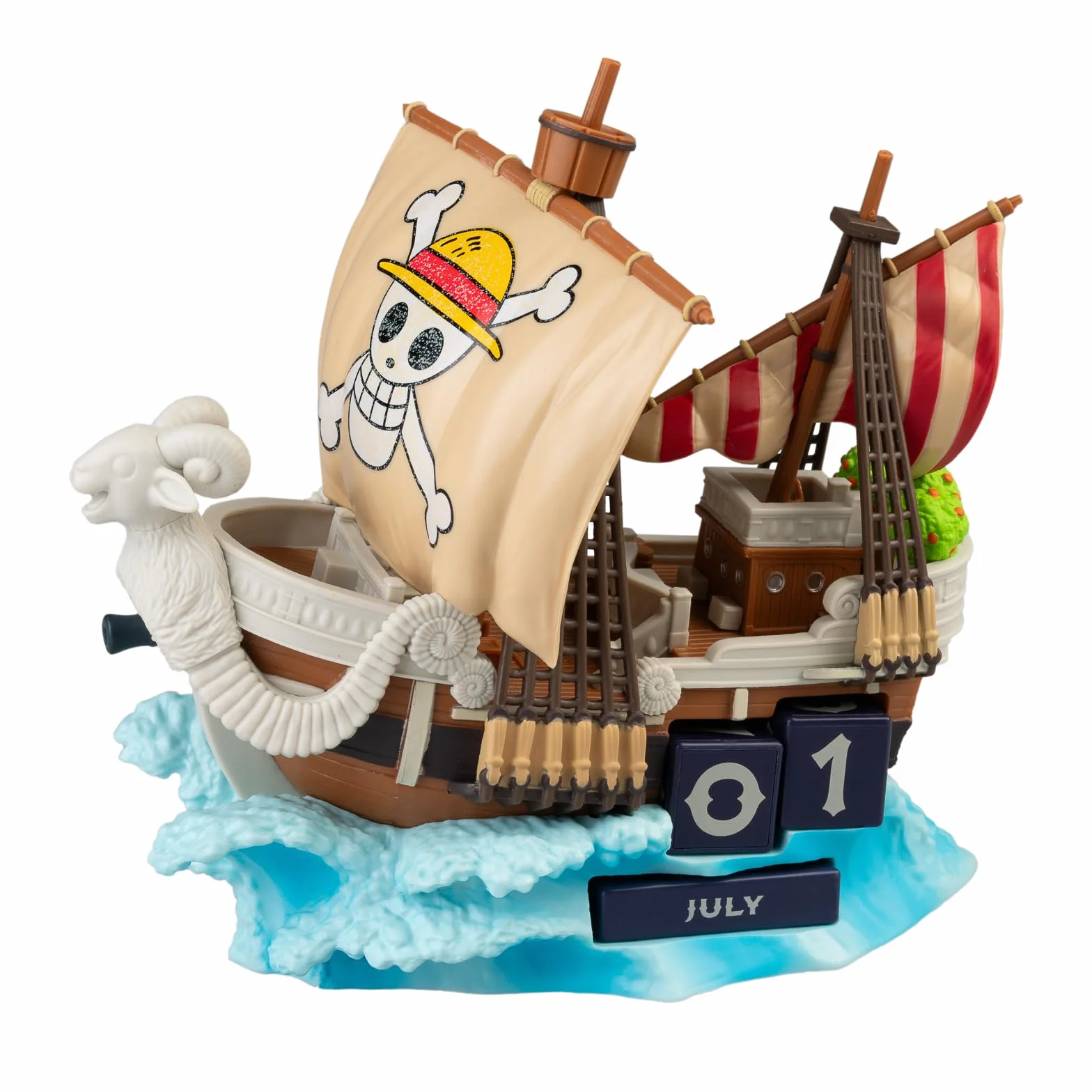 Calendario Perpetuo One Piece 3D - Figura One Piece para Decoración habitacion | Regalos para fans del Manga y Anime : Merchandising Oficial