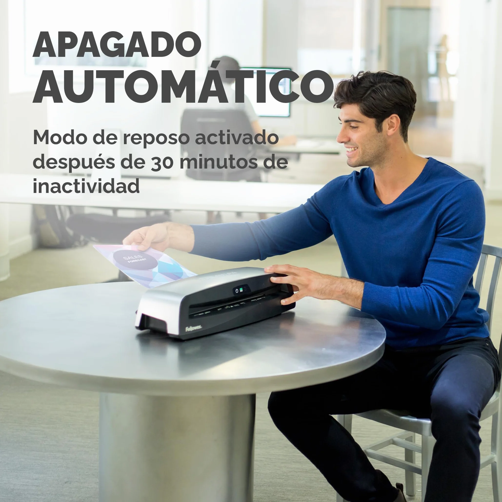 Fellowes, Neptune 3 A3, Plastificadora de documentos, color negro y gris