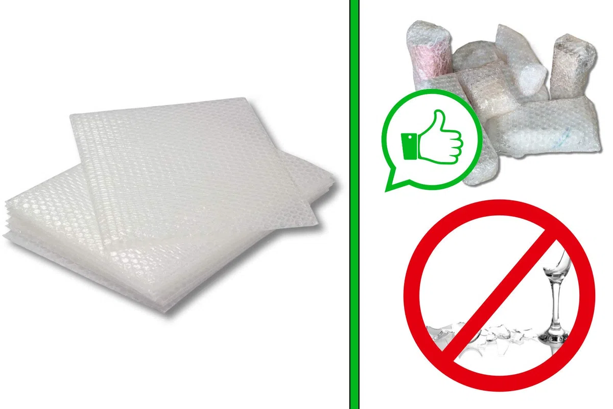 1000 unidades – 150 x 300 mm – Bolsas de burbujas de plástico de burbujas bolsas bolsas de plástico para tapicería, bolsas de papel de burbujas bolsas de papel de burbujas transparentes