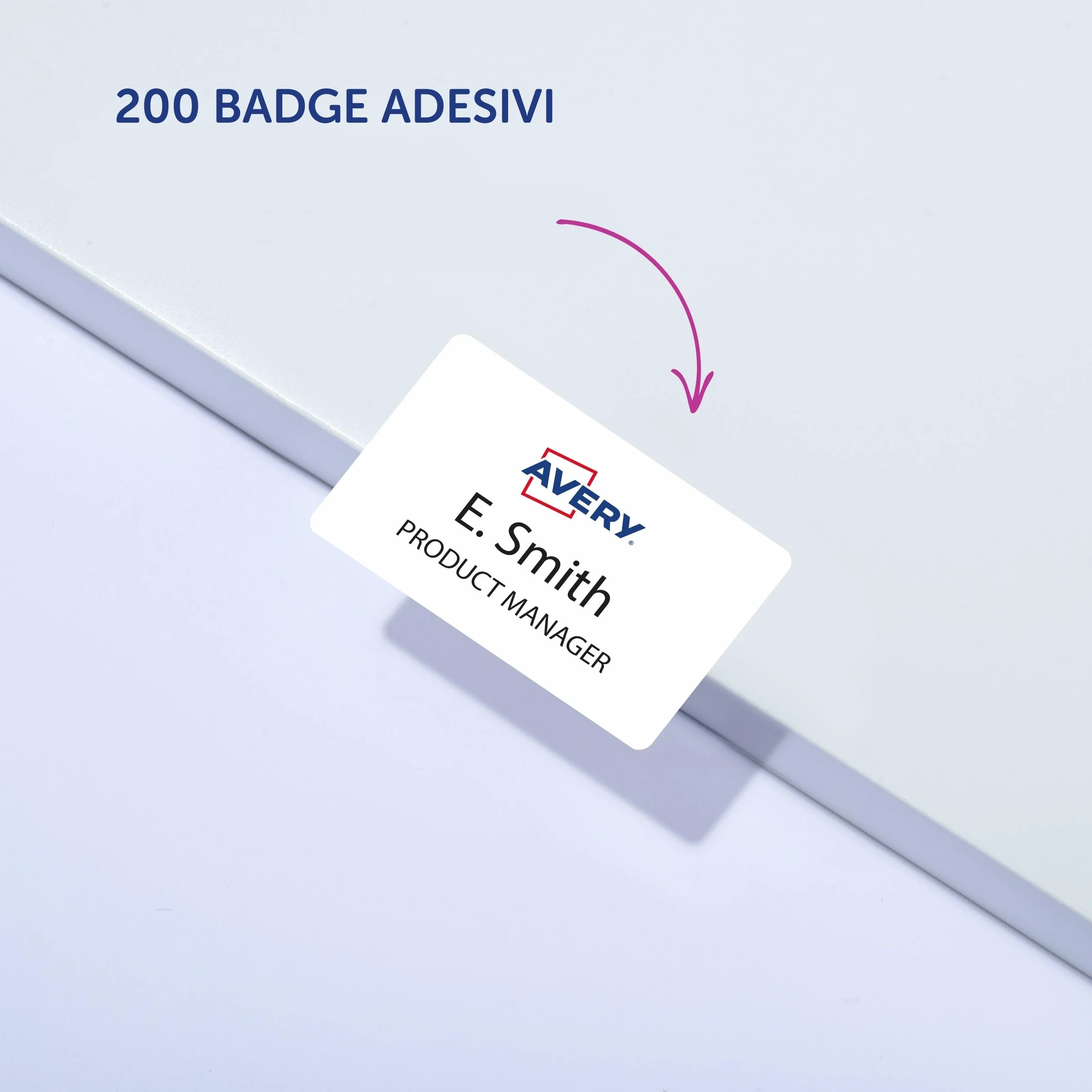 Avery L4785-20. Caja de 200 identificativos adhesivos acedado se seda 80 x 50 mm
