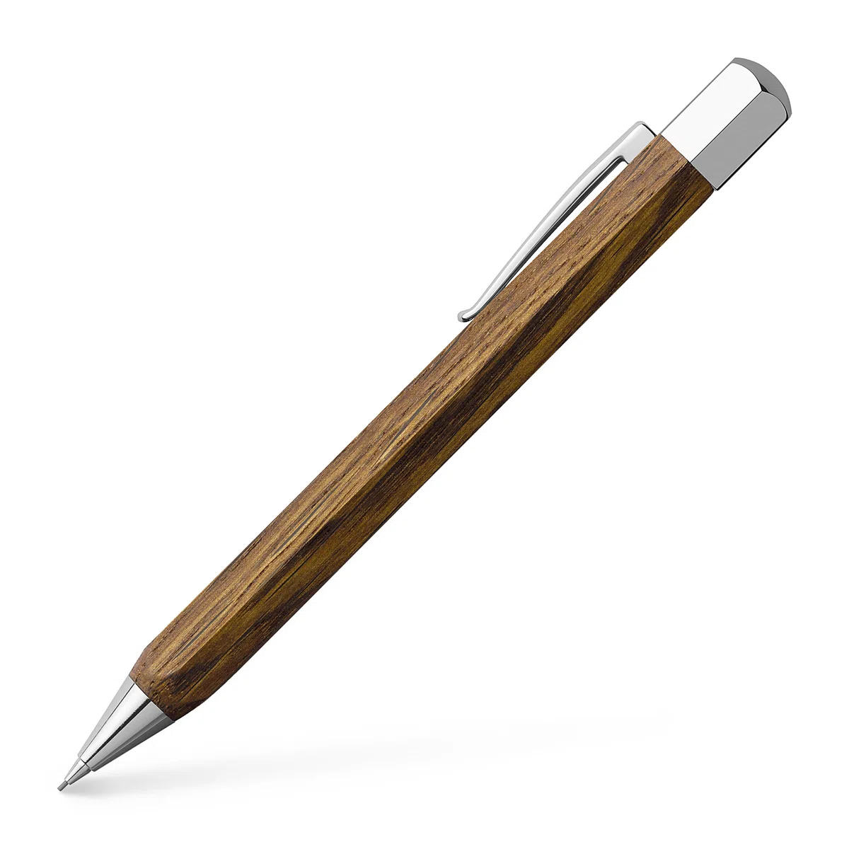 FABER-CASTELL - Portaminas Ondoro de roble ahumado, 0,7 mm