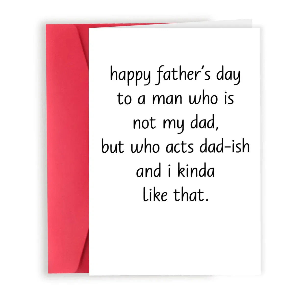 Divertida tarjeta para el día del padre para padrastro, tarjeta de regalo para el día del padre, tarjeta del día del padrastro, regalos para padrastro de hija hijo, tarjeta para padrastro con