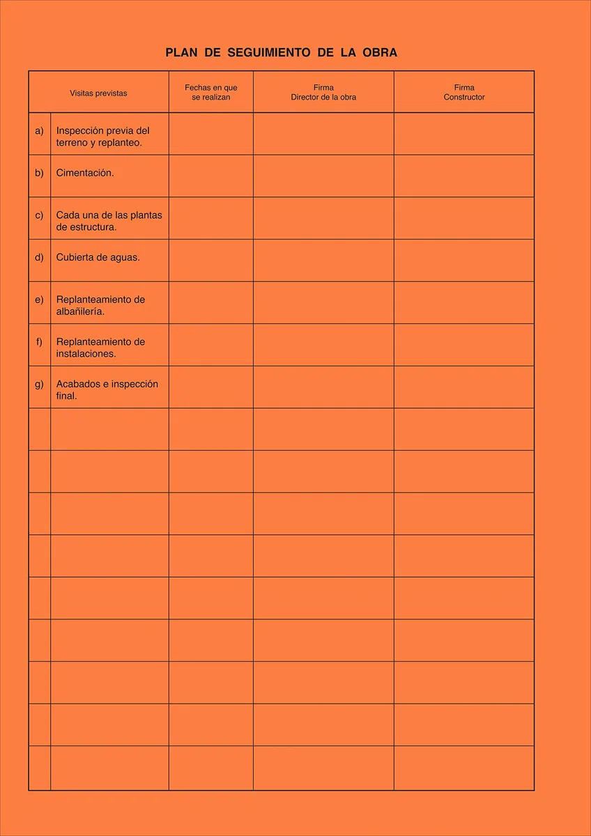 LIBRO DE ÓRDENES Y ASISTENCIAS. A4, 25 folios triplicados y numerados.