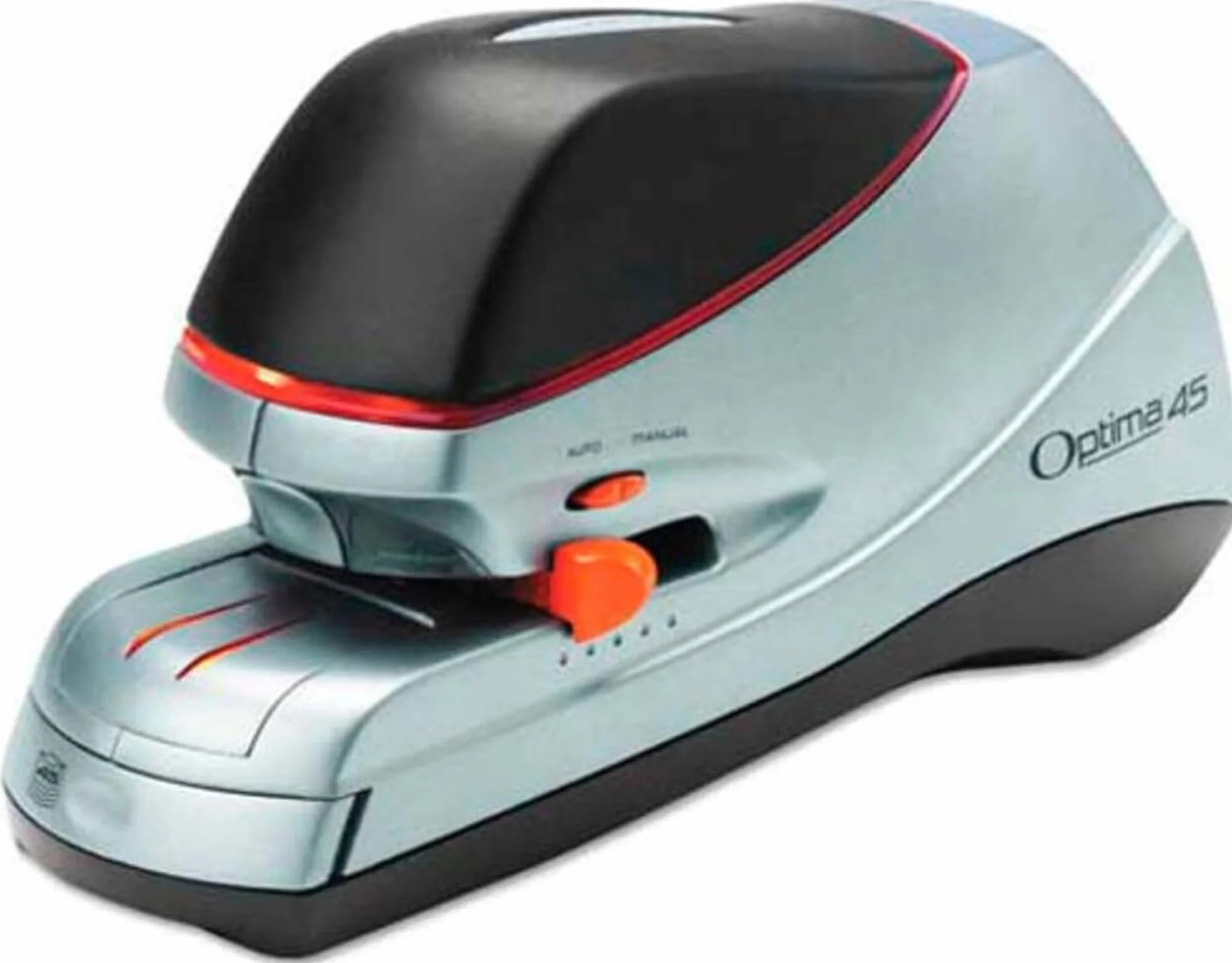 Optima Electric Stapler, 45-Sheet Capacity, Silver, Sold as 1 Each