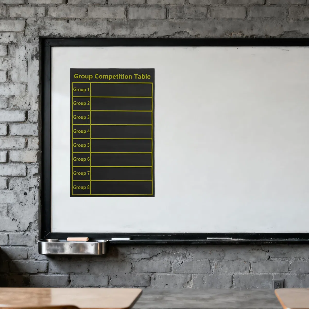 FUNNETOYU Tabla Integral Magnética para Gestión de Aula para Profesores y Organización Escolar