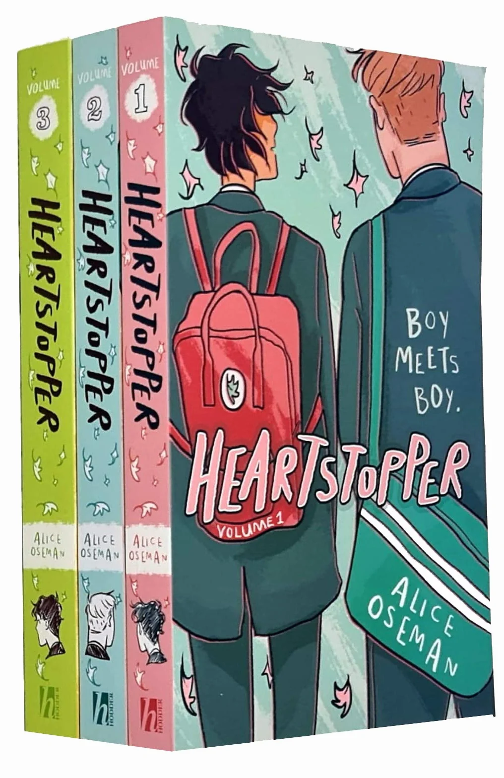 Heartstopper Series Volume 1-3 Books Collection Set By Alice Oseman