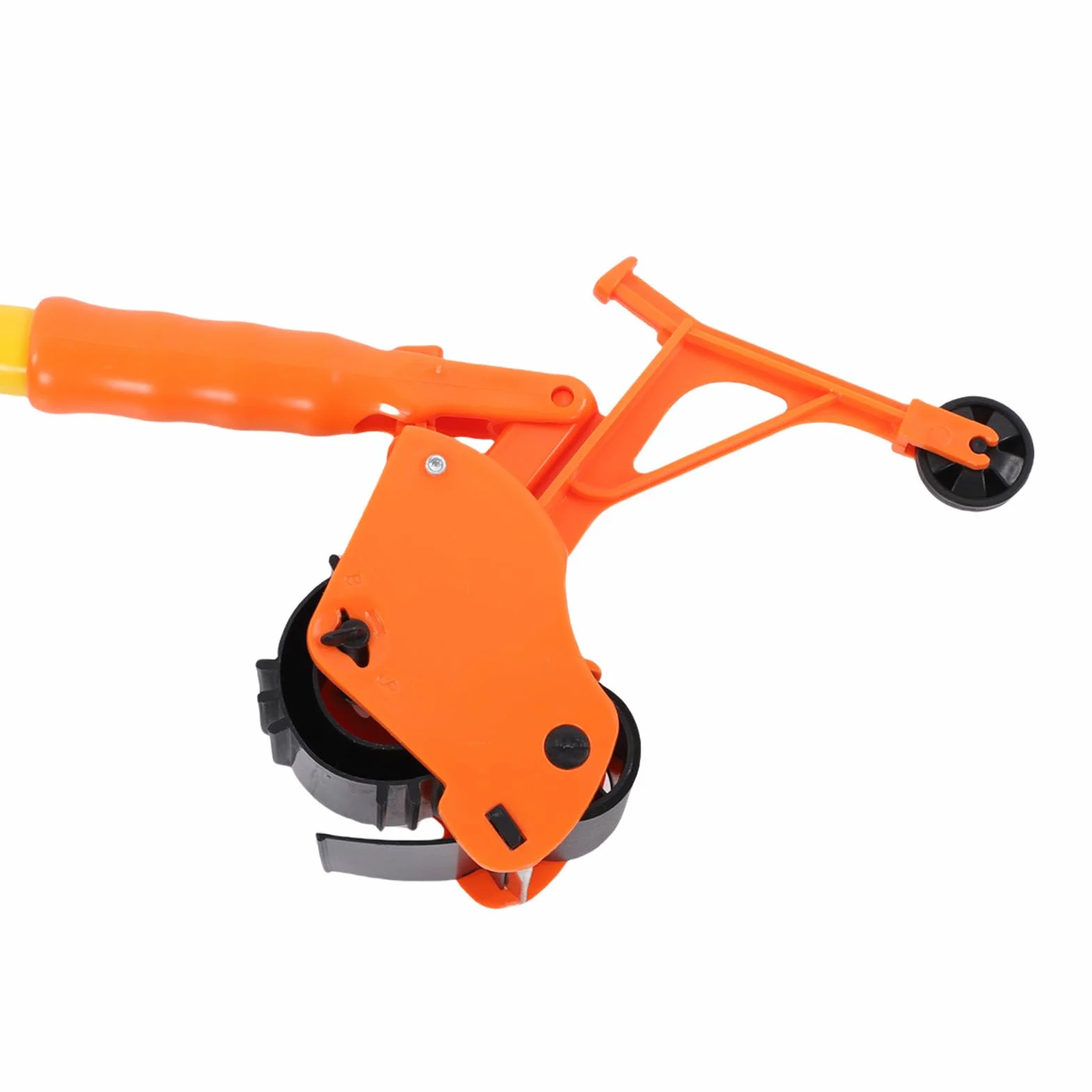 Sxhlseller Aplicador de Cinta de Piso Resistente, Aplicador de Pegatinas con Rodillo, Herramienta Manual de Marcado de Cinta de Empuje para Entrada, Almacén, Pasillo, Dispensador de Cinta