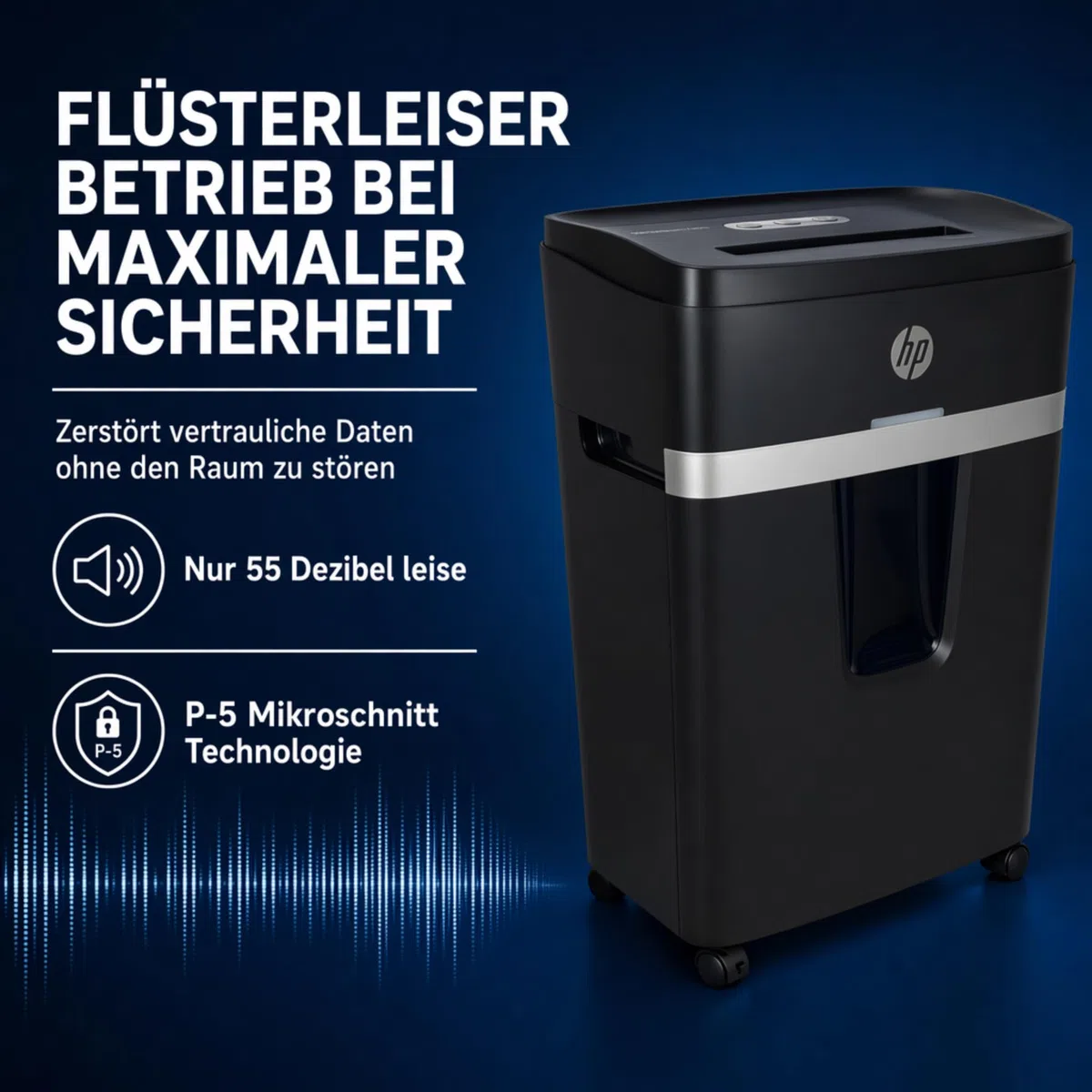 HP Trituradora de papel Pro Shredder 12MC