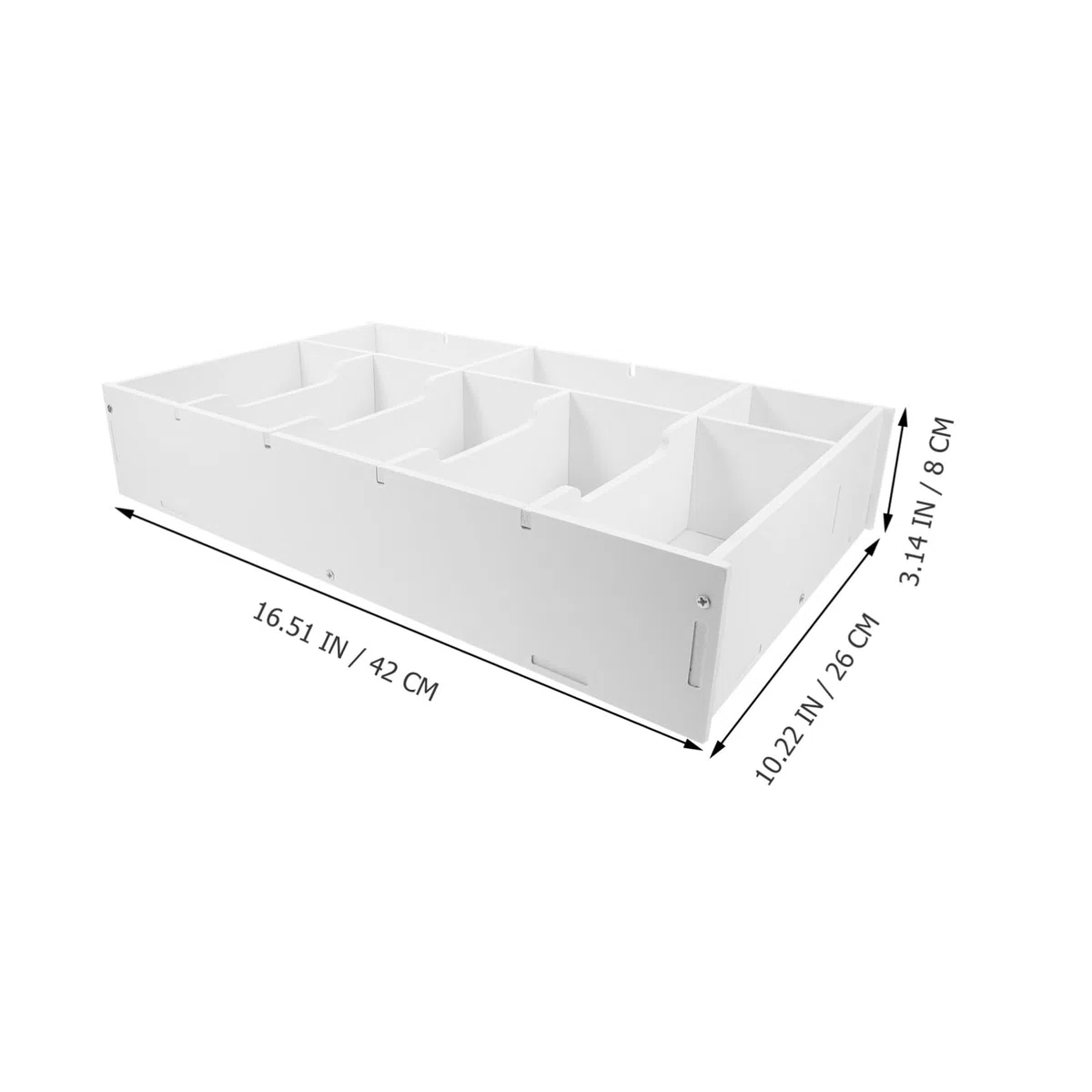 Cabilock Caja de Almacenamiento para Cajón de Clips con Bandeja para Dinero Organizador de Caja para Pequeñas Empresas para Escritorio y Oficina