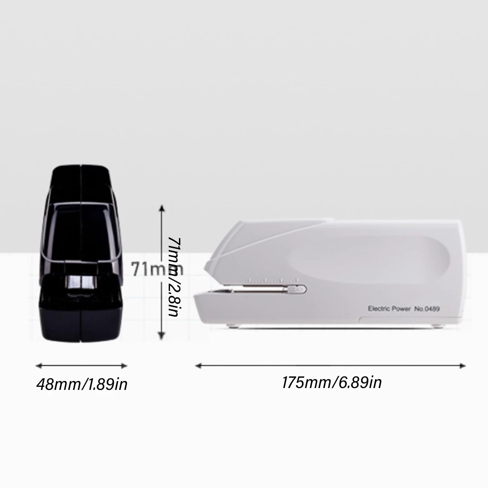 Grapadora eléctrica portátil multiusos para 20 hojas, adaptador de capacidad o grapadora eléctrica alimentada por pilas para oficina y hogar