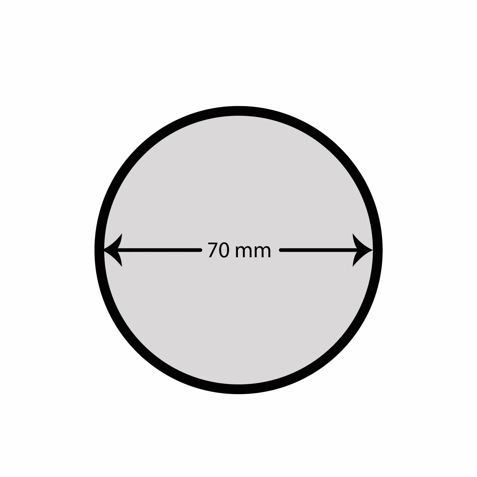 Tubos de Cartón Reciclado para Envío con Tapas de Plástico 95cm x 70mm 12 Unidades